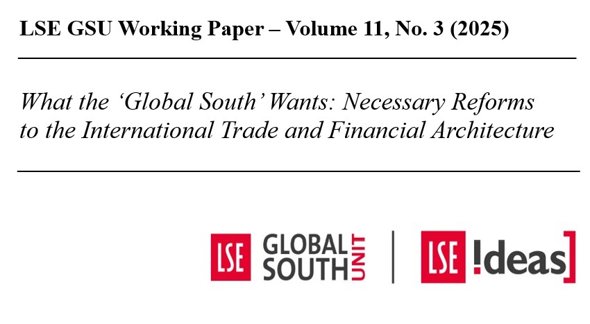 Honored to publish this working paper with LSE's Global South Unit #GlobalSouth #GlobalDevelopment #GlobalSouthVoices eprints.lse.ac.uk/129964/1/LSE_G…