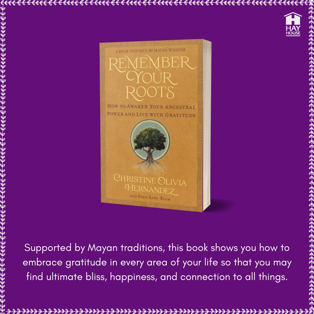 HayHouseIndia's tweet image. Drawing on ancient Mayan wisdom, this 13-chapter journey invites you to embrace gratitude, healing, and connection — with yourself, your ancestors, and the world around you.

#NonfictionNovember #RememberYourRoots #SpiritualReads #GratitudeJourney #MindBodySoul #NonFicwithHHI