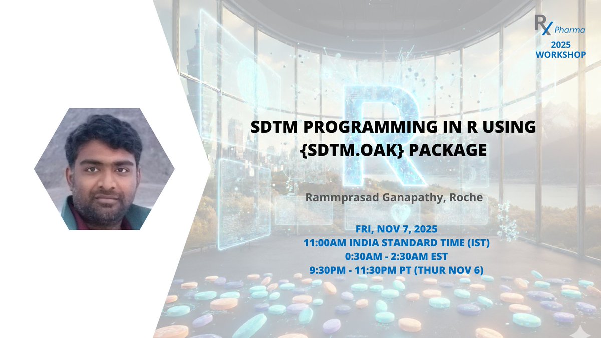 R in Pharma tweet media