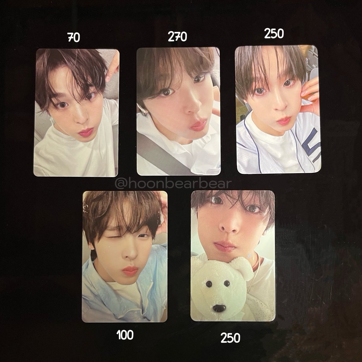 hoonbearbear's tweet photo. Wts 🐈‍⬛
ริคุ riku 
 ݁ ราคารวมส่งตามภาพเลยคับ (˶◝ ·̫ ◜˶)

สนใจใบไหน dm มาได้เลยค่า 🩵

#ตลาดนัดnctwish #ตลาดนัดnct https://t.co/hXYIfTAWki