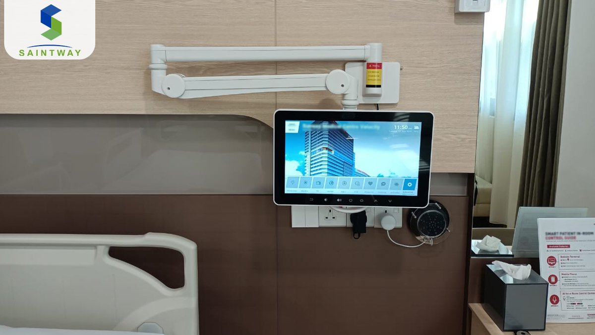 SaintwayLtd's tweet image. 🏥 The Future of Bedside Integrated Terminals
From infotainment to intelligent care — discover how bedside terminals are redefining the smart ward experience.
👉 saintwaytech.com/blog/bedside-i…
#SmartWard #DigitalHealth #SmartHospital