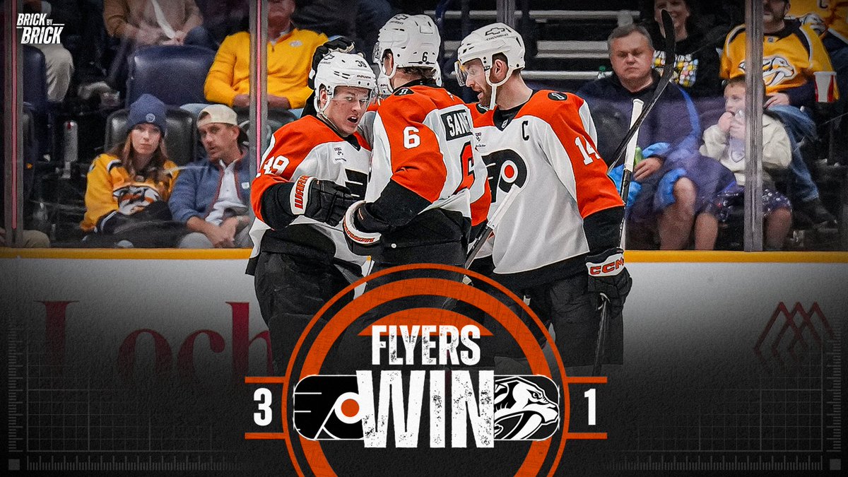 NHLFlyers's tweet image. 🔶 FLYERS WIN 🔶

Smashed it.

#PHIvsNSH | #LetsGoFlyers