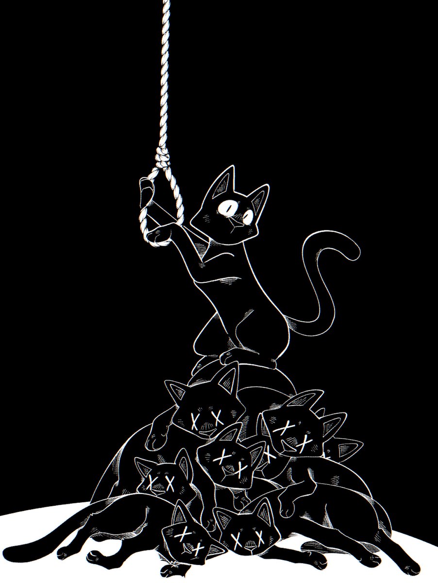 B1LLYX0X0's tweet image. Don’t feel bad for the suicidal cats, gotta kill themselves nine times before they get it right