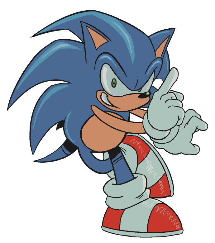 more art of him cuz i lowkey love this sonic design

#SonicTheComic #SonicTheHedgehog #fleetway