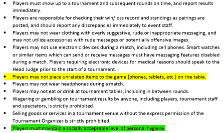 StrategistLeo's tweet photo. THE FACT THAT THEY HAD TO PUT THIS IN THE RULES IS WILD https://t.co/n32tLj0JIC