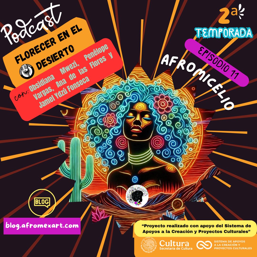 afromexart's tweet photo. 🫀🍄Escucha https://t.co/cP02F5lSmC un tráiler auditivo de la 1ra antología de “Afromexart”: la primera en México en tejer Afrofuturismo y Afrosentiespiritualidad.

🌸Proyecto realizado con apoyo del "Sistema de Apoyos a la Creación y Proyectos Culturales"
@SistemaCreacion https://t.co/7Wxn08GUKo