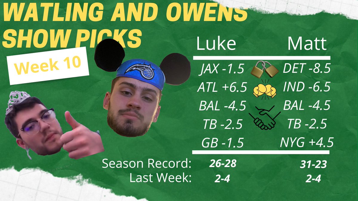 The Watling and Owens Show tweet media