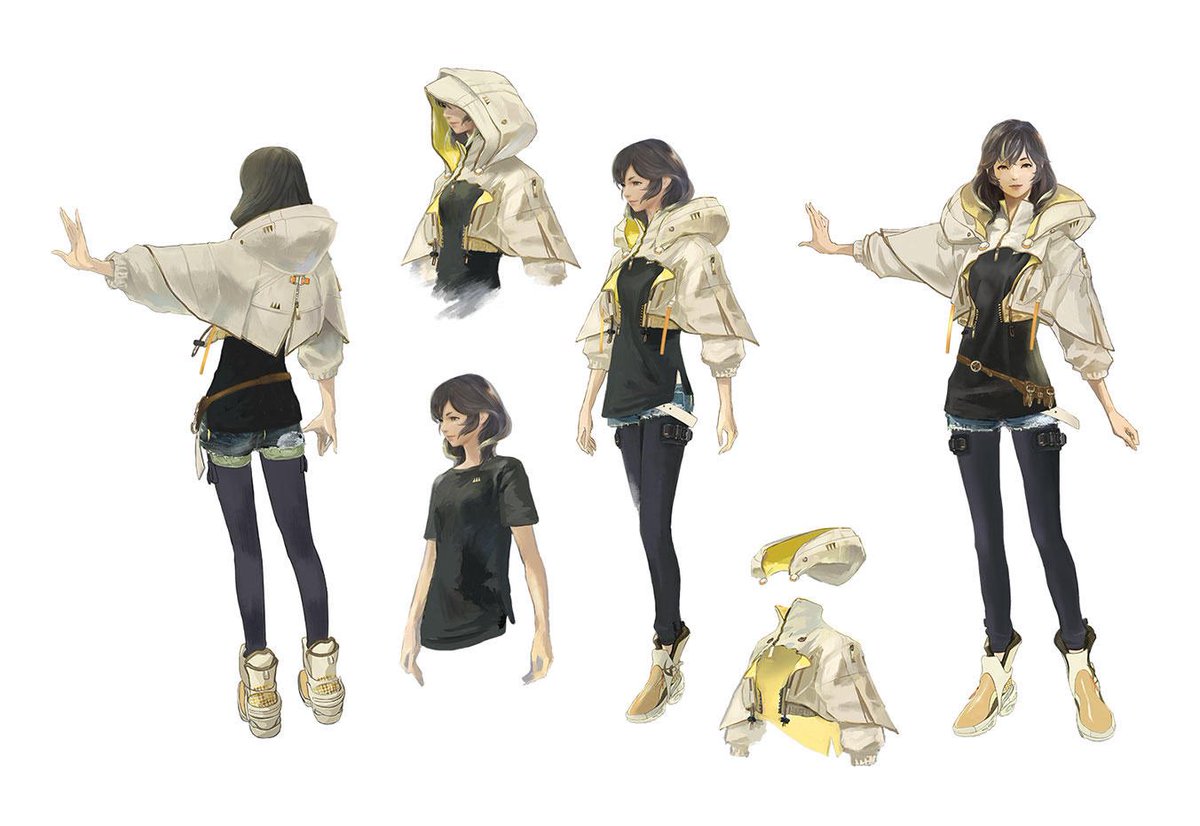 aitaikimochi's tweet image. New FFXIV Sphene concept art by Itahana 😱