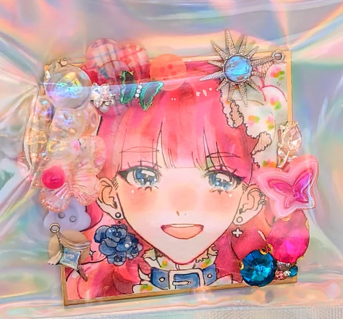 春星銀さん の原画をゲットしました〜!!めっちゃ可愛い…! 素敵な作品をありがとうございますー!はー!可愛い!