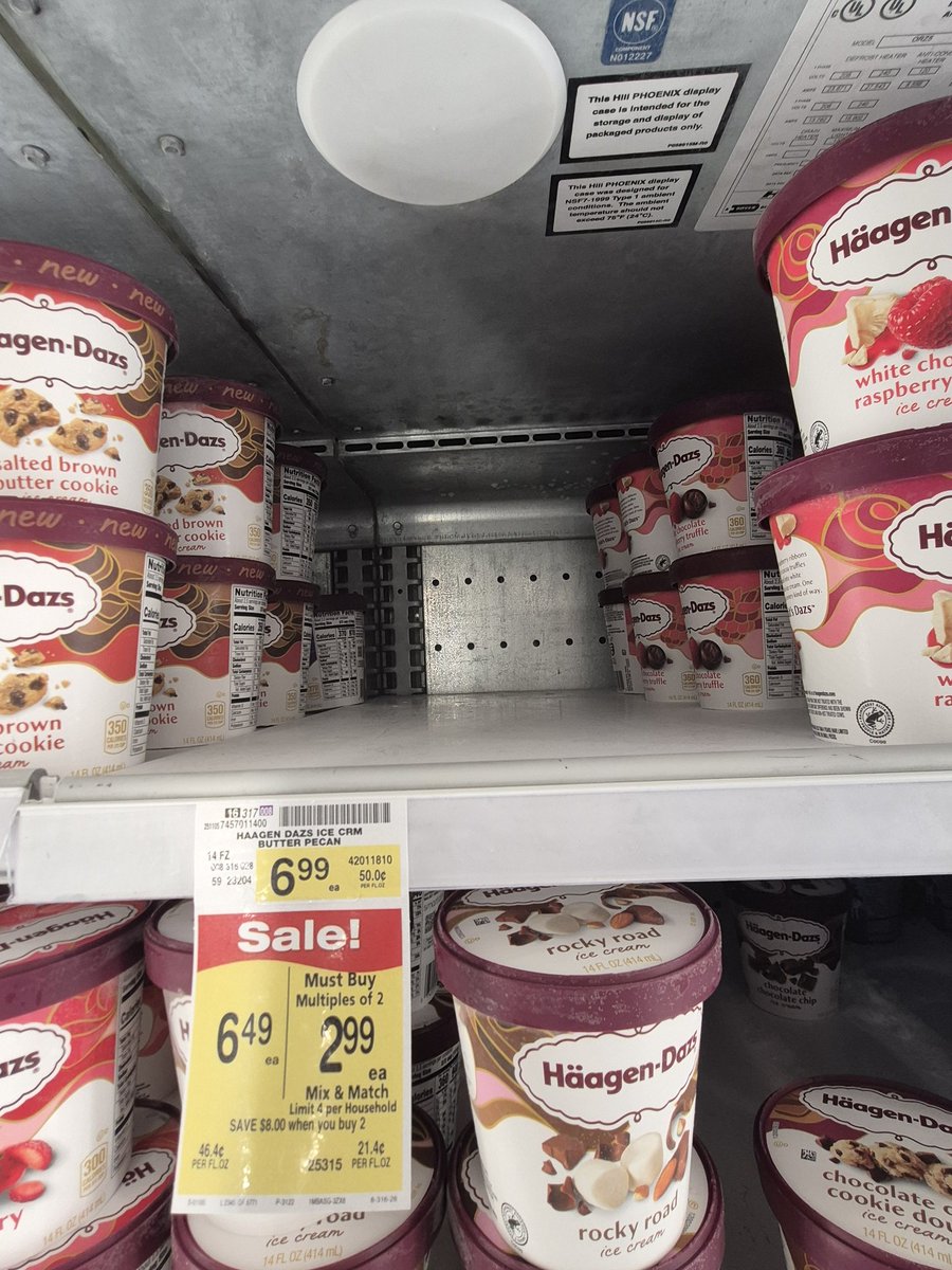 I haven't had butter pecan ice cream in years. It's just not a flavor I ever crave. Decided I wanted one today and of course it was the only flavor that was out. I just wanted my butter pecan...