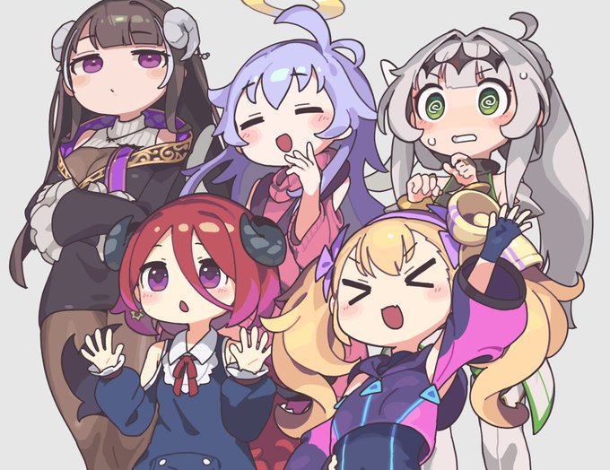 アルマちゃん・ディアちゃん・リリンちゃん・クロワちゃん・アンジーさんの立ち絵素材をニコニコ静画で公開しました!よろしくね!
(リンクはツリーに) 