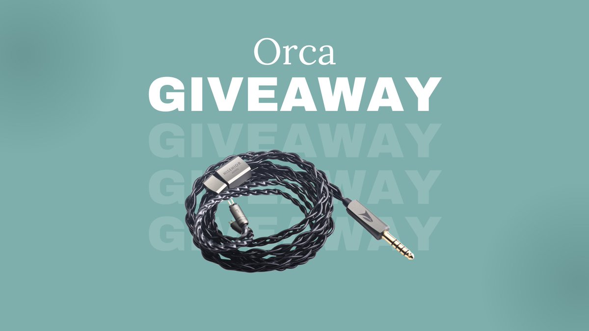 andesaudio_'s tweet image. 🎉 Giveaway Alert!
Win an Orca 6N-UPOCC Cable ($99)
🗓 Nov 7–11 | 1 Winner
To enter:
✅ Follow
❤️ Like
🔁 RT
Winner Nov 12
#Giveaway  #orca  #Audiophile