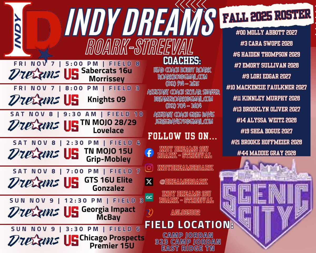 Indy Dreams 16U Roark/Streeval tweet media