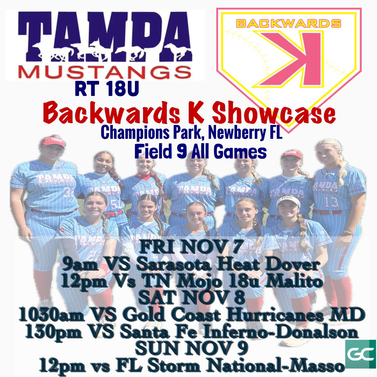 Back at Newberry this weekend playing in Backwards K. <a href="/FSC_Softball/">FSC Softball</a> <a href="/TampaMustangsRT/">Tampa Mustangs RT 18u</a>