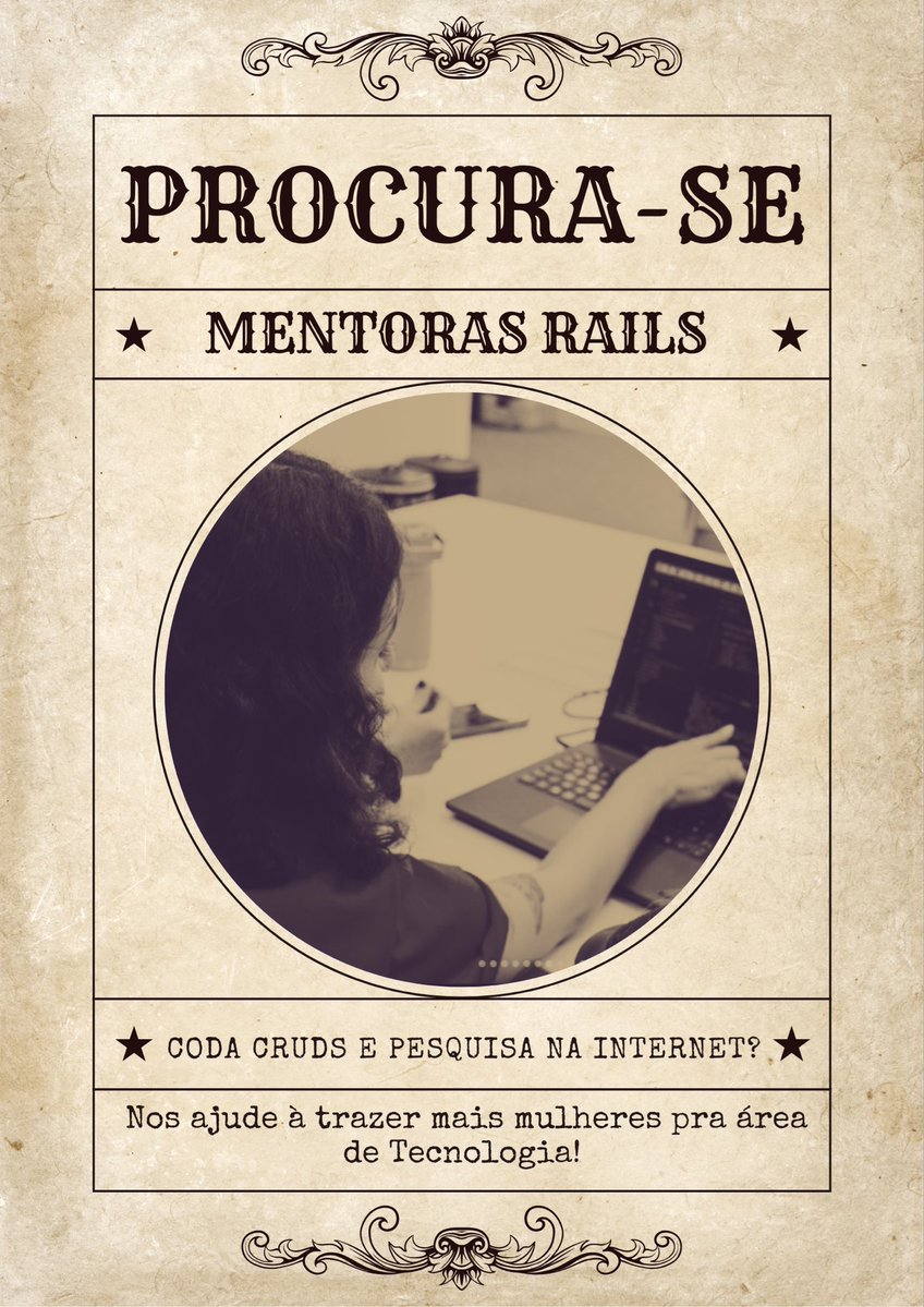 railsgirlssp's tweet image. Alô comunidade #ruby #rails de São Paulo, precisamos de você!