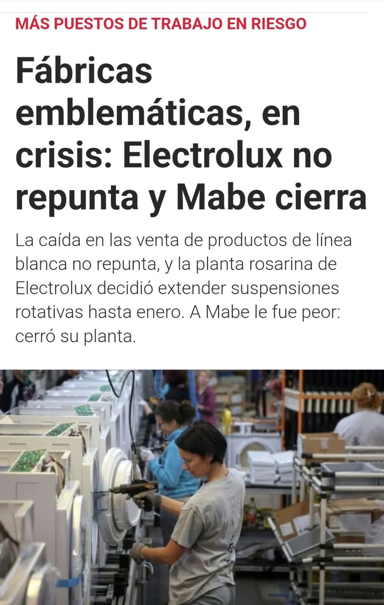 puellaok's tweet photo. Mientras el mapa del trabajo se desangra, se multiplican los cierres y suspensiones en todo el país. El Gobierno exhibe su desconexión total: Milei viaja a EE.UU., se saca fotos con Nadal y habla de “libertad”, mientras crece el desempleo y la industria se apaga.
Desde que asumió, cerraron más de 16 mil empresas y se perdieron unos 225 mil empleos.
No es casualidad: es el modelo.
