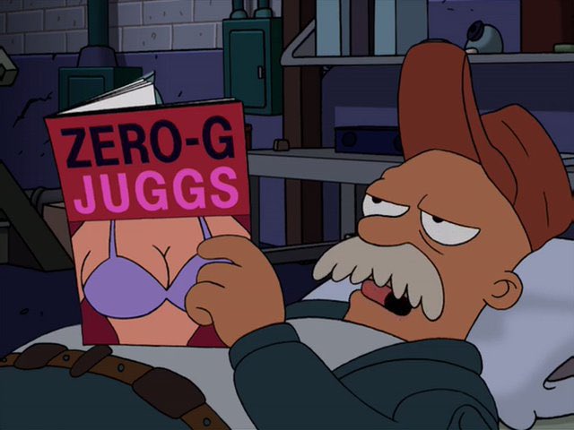 QuotesFuturama's tweet photo. Who are you? 

Scruffy, the janitor.

Why aren't you fixing the boiler?

Schedule conflict!

#Futurama https://t.co/kdY7VbyQYi