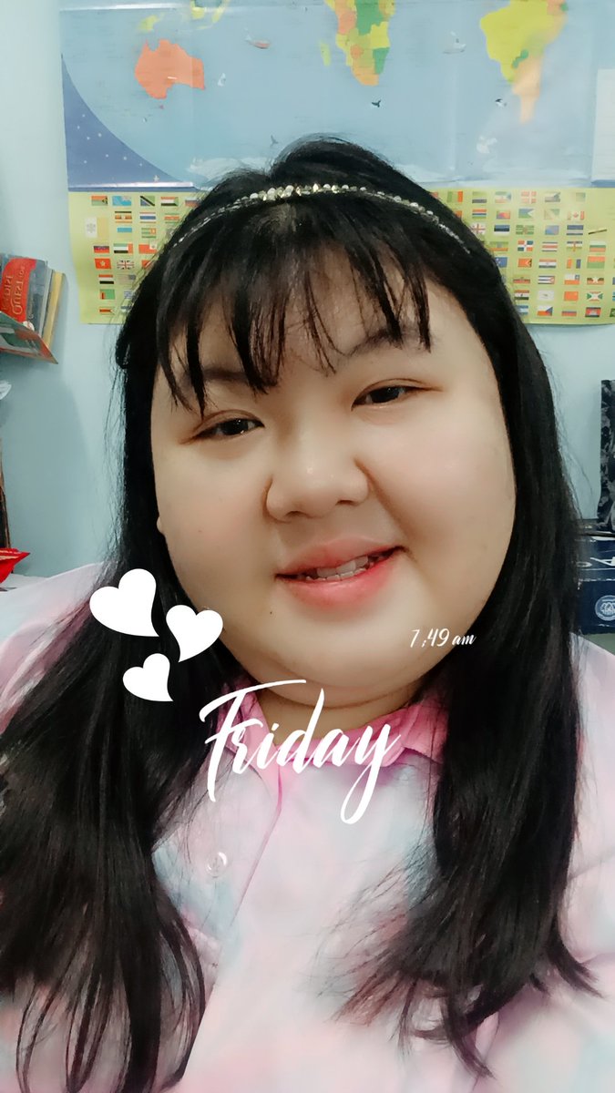 Bernadetteoo99's tweet photo. Good morning everyone! My hair is growing longer now.. #TGIFselfie
Wishing everyone a good day! ☺️ https://t.co/e93lr88zdK