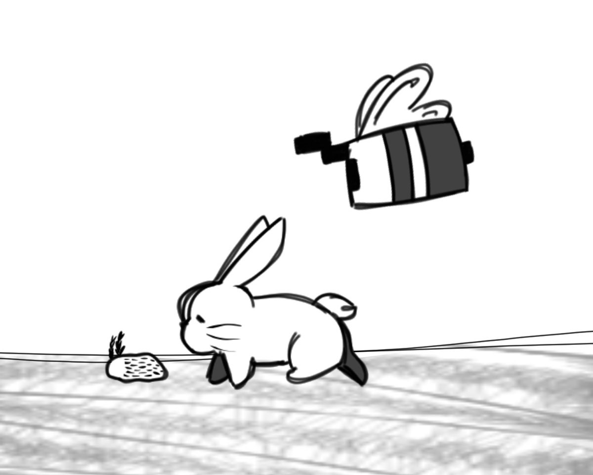 Lin_Theanimator's tweet image. 🌊🐰🐝