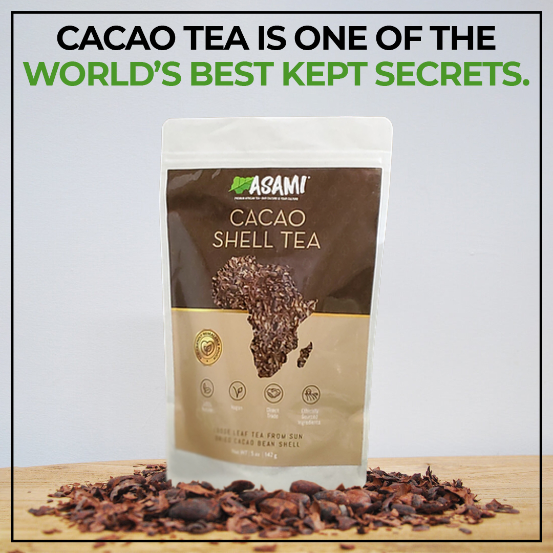 Haven’t discovered our magical Cacao Husk Tea yet?  
It’s like sipping pure chocolate bliss – naturally sweet, with an intoxicating cocoa perfume that fills the room, and a gentle, happy buzz that wakes you up without the jitters.

info@asamiteashop.com