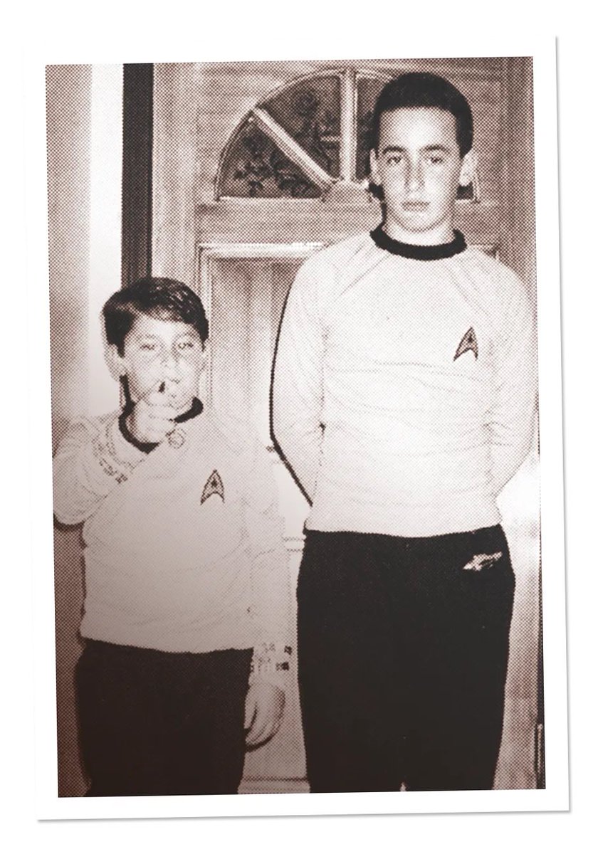 MillerMytho's tweet image. Stephen, and his brother, Jacob, in Star Trek costumes