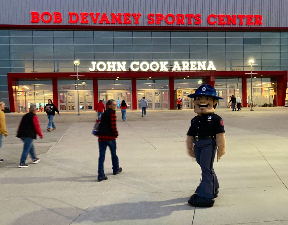NEStatePatrol's tweet image. Let’s go, @HuskerVB! 

Say hi to Trooper Buck L Up if you’re headed to the game!