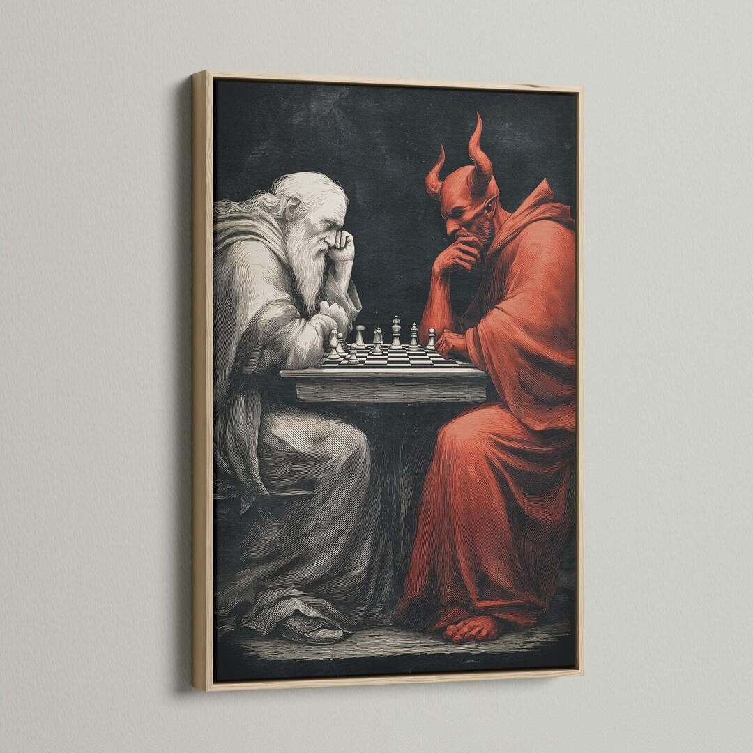 Artoholicas's tweet image. Chess Master Canvas Print - Devil vs Angel Wall Art, Medieval Fantasy Art for Study Roo...
artoholica.com/en-gb/products…
#ChessMaster #WallArt #MedievalFantasy #DevilVsAngel #CanvasPrint #HomeDecor #StudyRoom #ArtLovers #FantasyArt #InteriorDesign