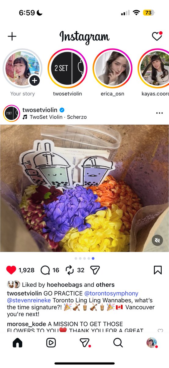 wehhhhh twoset posted our flowers 🥺