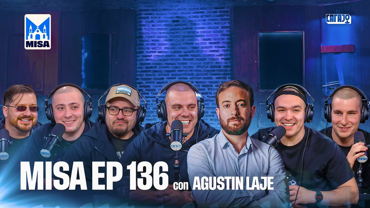 MISA EP 136 CON AGUSTÍN LAJE AHORA EN VIVO POR CARAJO

youtube.com/watch?v=-KWAZf…