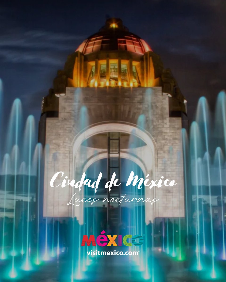 VisitMex's tweet photo. 🌃✨ México también se alumbra de noche.
Entre luces, colores y vida, sus ciudades despiertan un encanto que solo la noche puede revelar. 🌙
#México #NochesMágicas #LuzYColor #VisitMexico https://t.co/PaTuSKEKFB