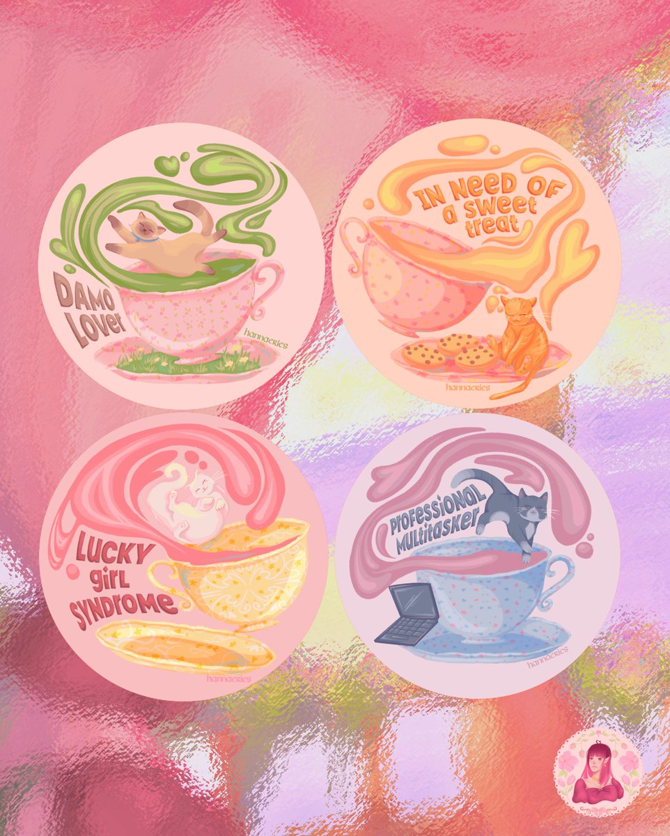 Hannaeries's tweet photo. who's ur cat bias?
— some of my fave new sticker designs 🌸✨💞

| #artph #stickersph #procreateph | https://t.co/uFxDSkmKj8