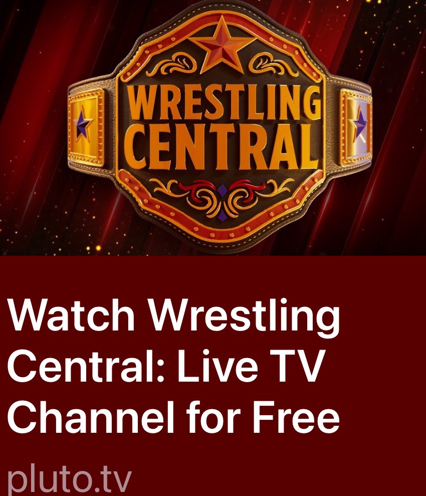 There are now even 𝘮𝘰𝘳𝘦 places to watch classic Lightning One Era 𝙉𝙒𝘼 𝙋𝙊𝙒𝙀𝙍𝙍𝙍 24/7 on demand. Wrestling Central is 𝘢𝘭𝘴𝘰 on <a href="/PlutoTV/">Pluto TV</a>!

pluto.tv/us/live-tv/68c…