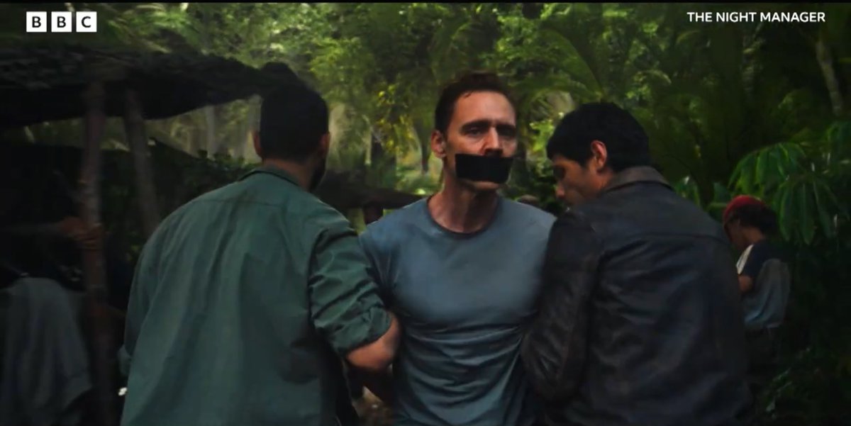 Tom H1ddleston Tapegagged
(from The Night Manager: Series 2 Teaser)