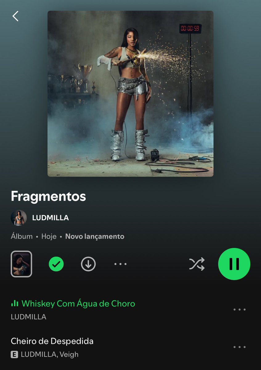 Detonacry's tweet photo. OBRIGADO DEUS!!!!

Ludmilla - Fragmentos is out now 😭❤️ https://t.co/fYJvhNLChW