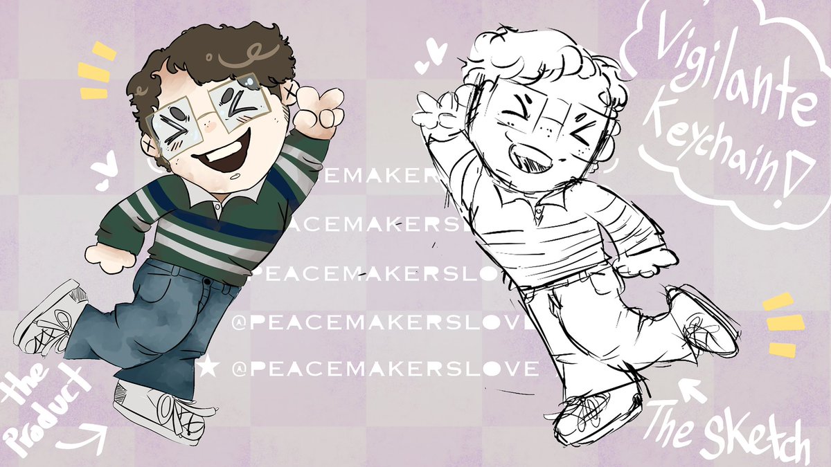 plushgardens's tweet image. VIGILANTE RAINBOW ACRYLIC KEYCHAIN! I’ve included an example of the sketch as well! I’m also open for c0mms of custom keychains.

#opencommissions #smallartist #customkeychain #peacemaker #vigilante
