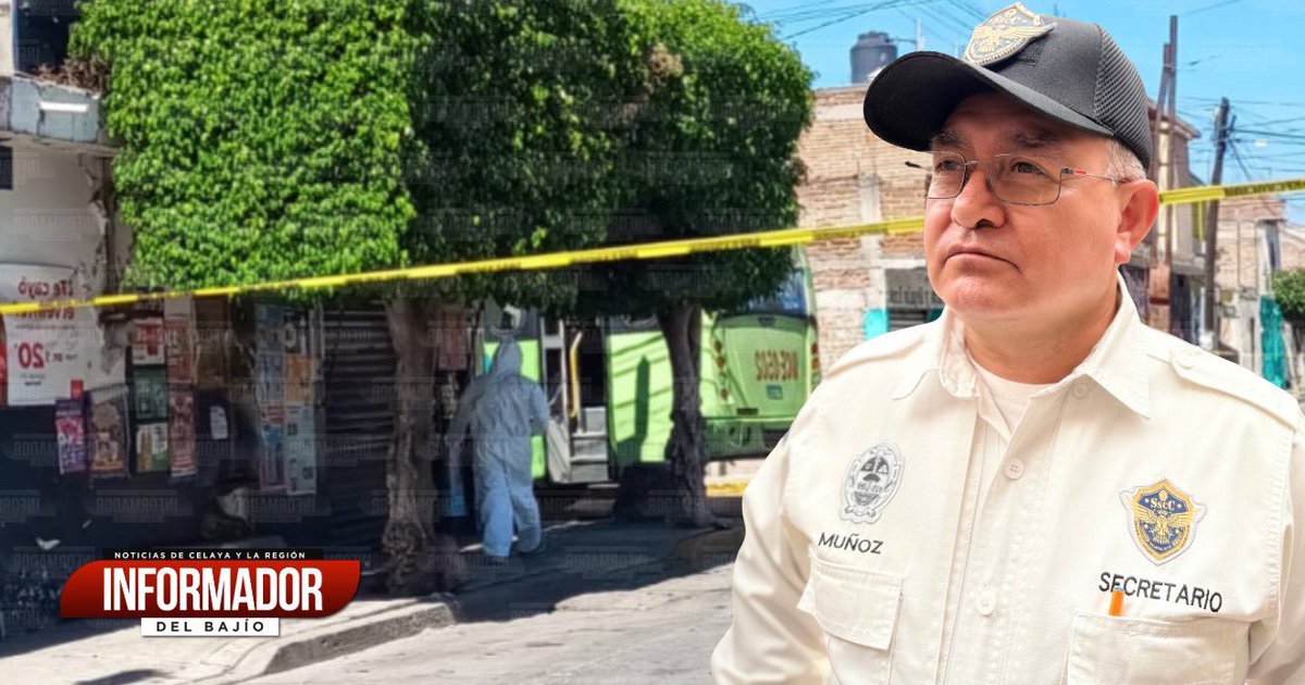 🔴#Celaya 📌“No hay de qué preocuparse”: Secretario de Seguridad tras asesinato en camión 

👀 Ver más 👉 informadordelbajio.com/no-hay-de-que-…

#InformadorDelBajío