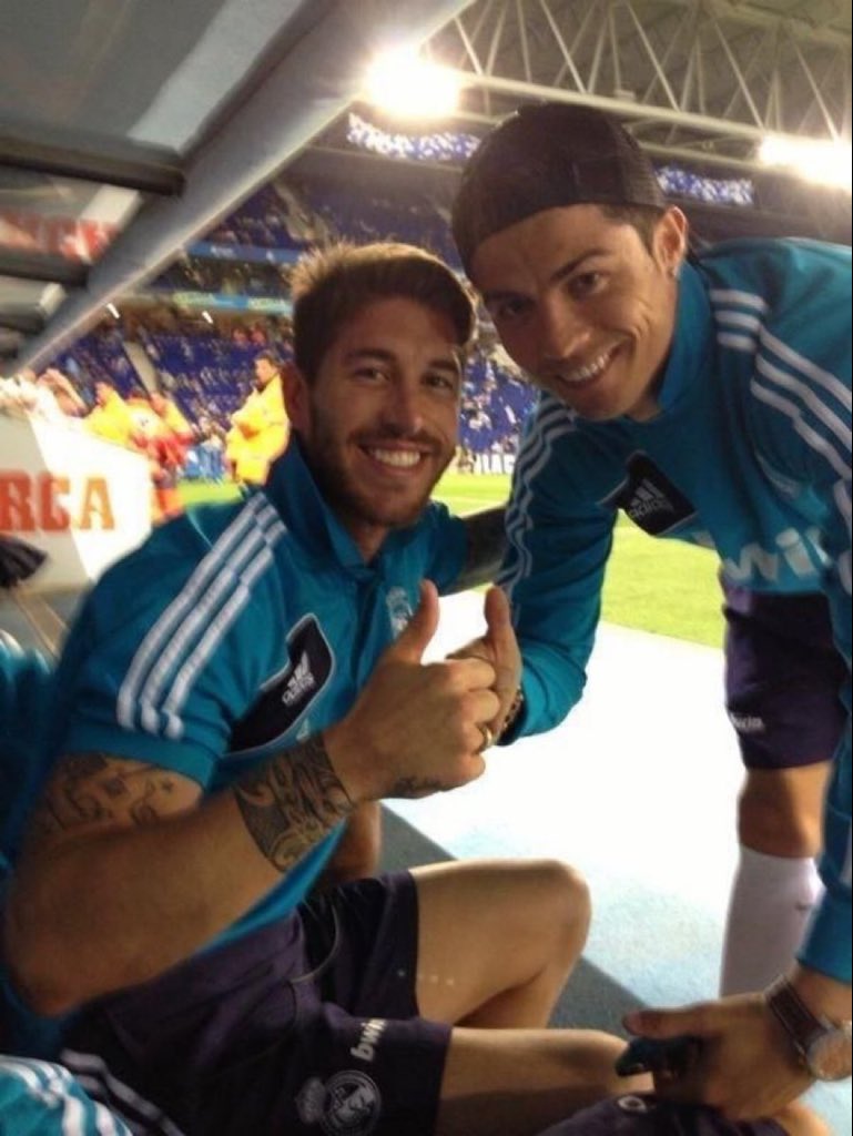 Sergio Ramos x CR7. 🔙🤍