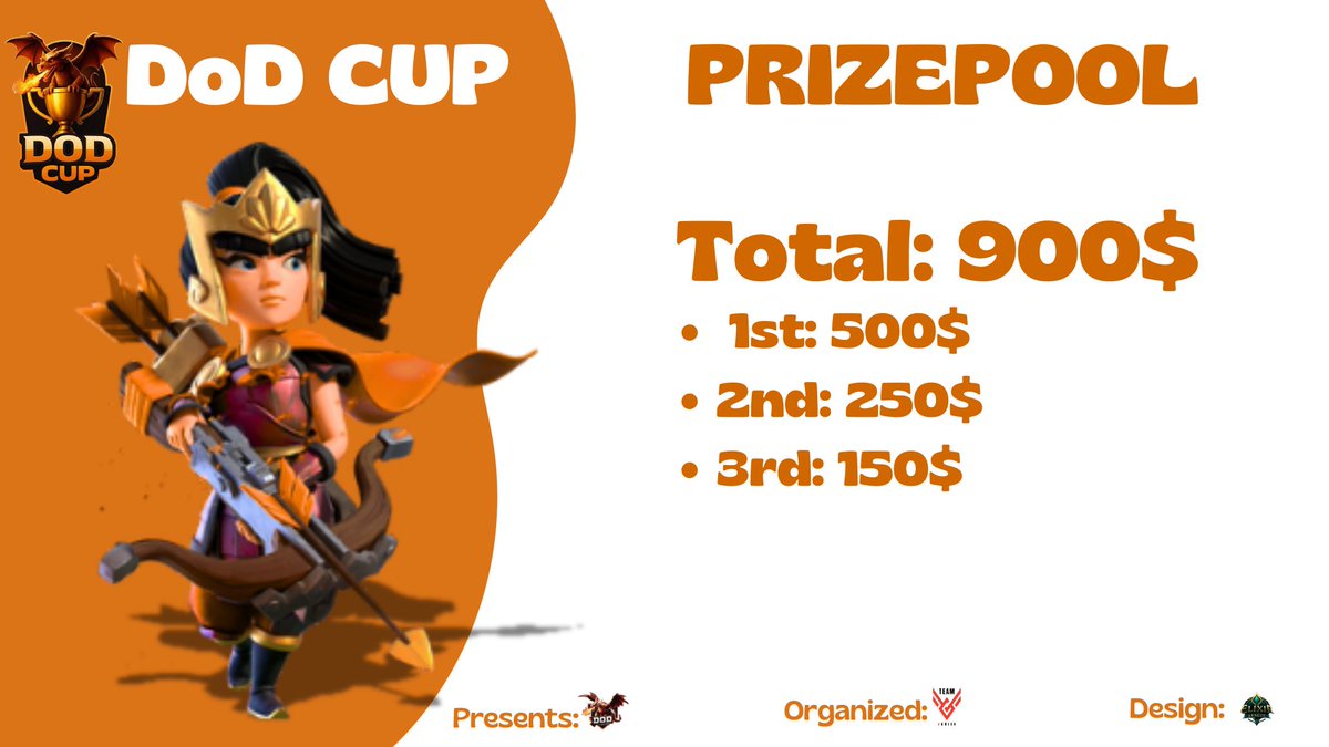 🔥 **Here are the First Qualifier Teams for the DoD Cup!** 🔥
Big respect to all who made it this far. 💪
Stay tuned — **3rd Qualifier Registration opens on 21st November!**
Join now and be part of the action! 👉 discord.gg/qESCpkcFf8
<a href="/CoCEsports/">Clash of Clans Esports</a> <a href="/ClashofClans/">Clash of Clans</a>
#Royal_esports