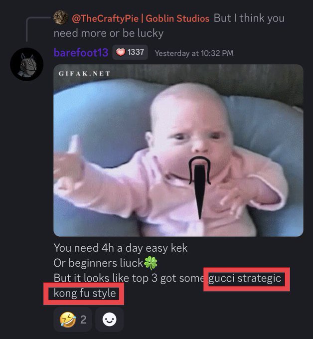 NEW SLOOOTS STRATEGY UNLOCKED

While the market was down a new strategy has emerged for conquering the leaderboard.

The "gucci-strategic kungfu style".
