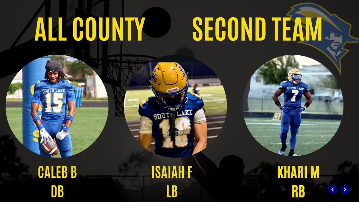 Congratulations to our amazing South Lake football team! 💙💛
Several of our Cavaliers were recognized for their hard work and talent — earning All-Conference, First Team All-County, Second Team All-County, and Honorable Mentions honors! 🏈🔥