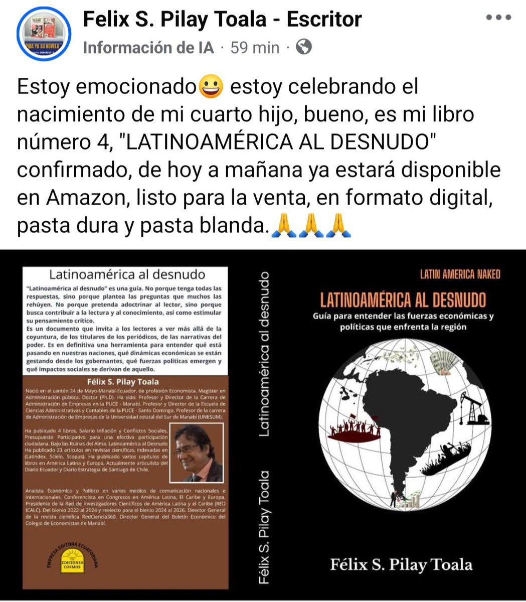 Félix Pilay Toala༝ᅠ༝ (@fpilay) on Twitter photo 