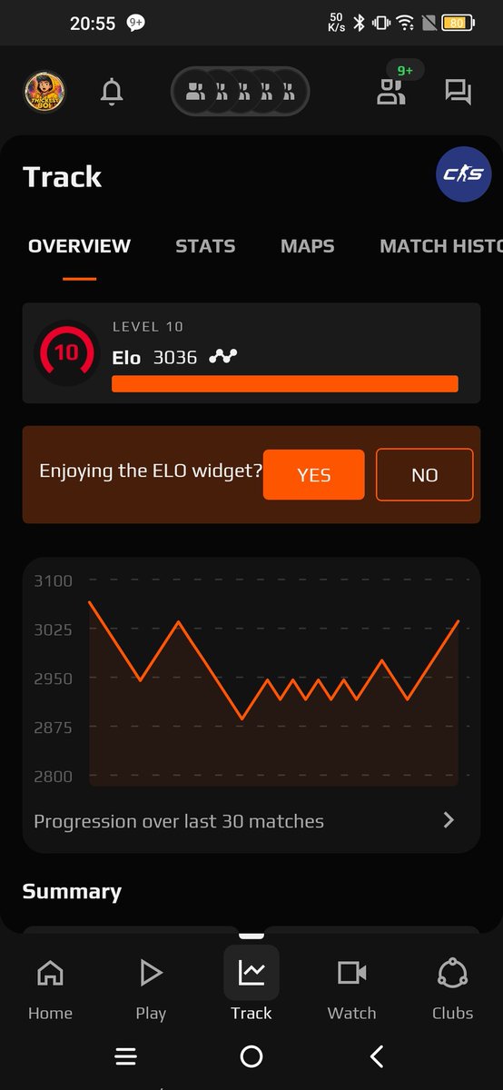 Made it back to 3k elo, trying to get 3.2k tommrow !