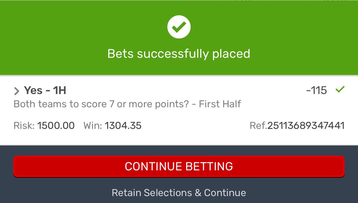 Raiders over 0.5 1Q -120

And