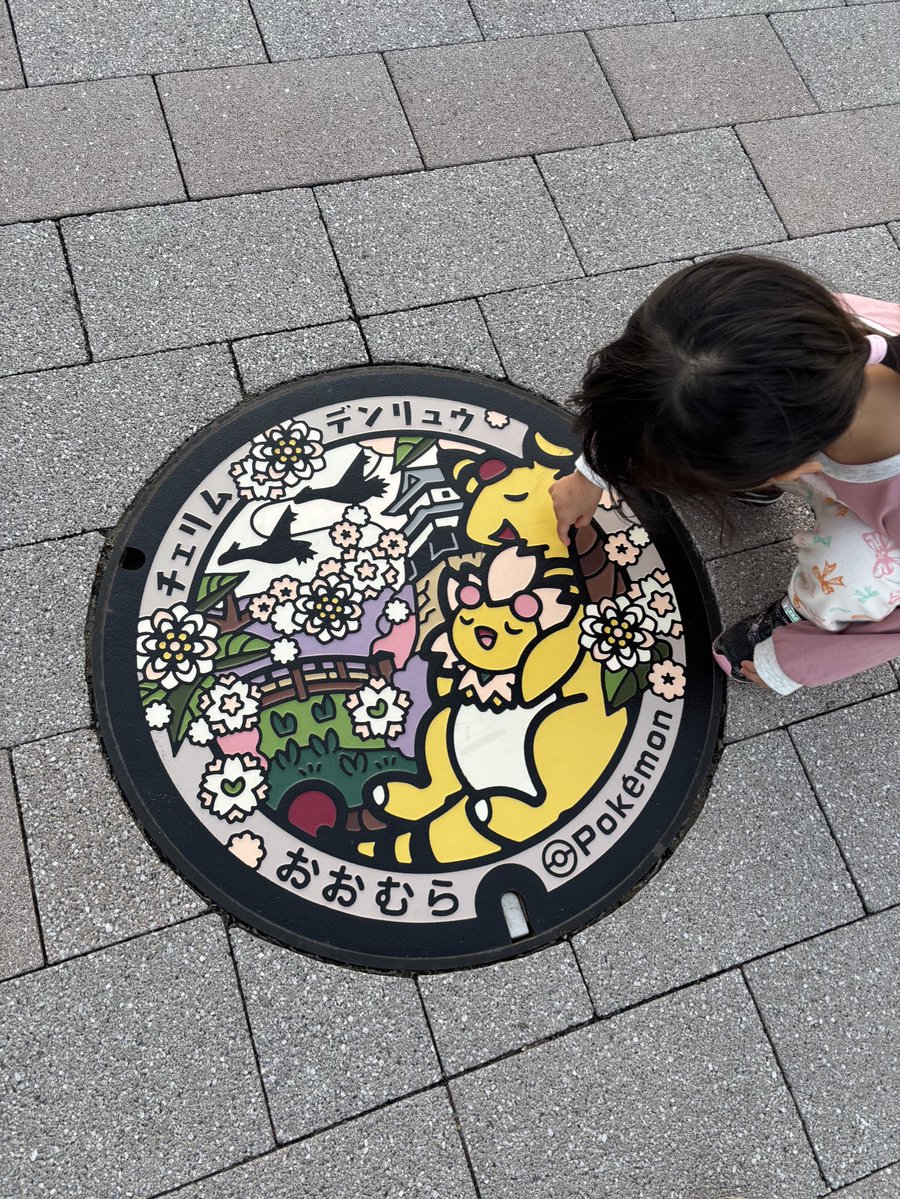 yuki_mimu's tweet image. マンホールが可愛いのです
#ポケモンGO
