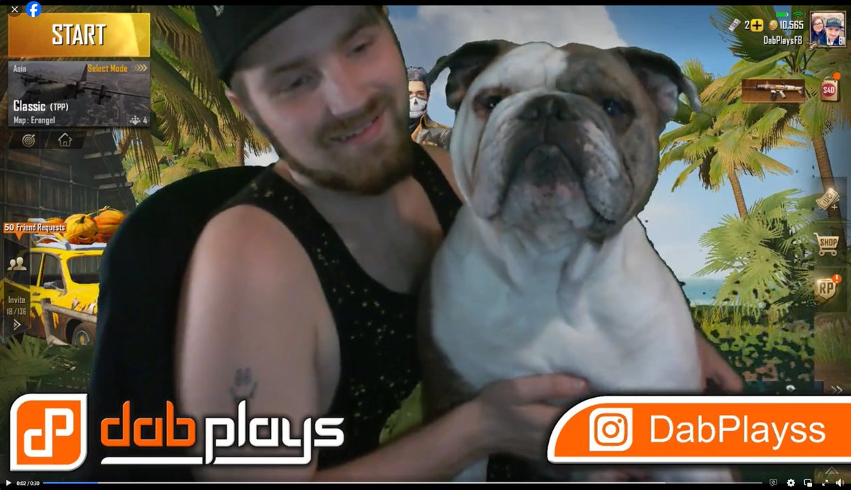 Found this old PUBG MOBILE screenshot from November 2018!

That's also skinny me and my beloved dog Tank who I hope is having a nice walk on rainbow road right now🥹🪽 not a day goes by chat that i don't think about him.