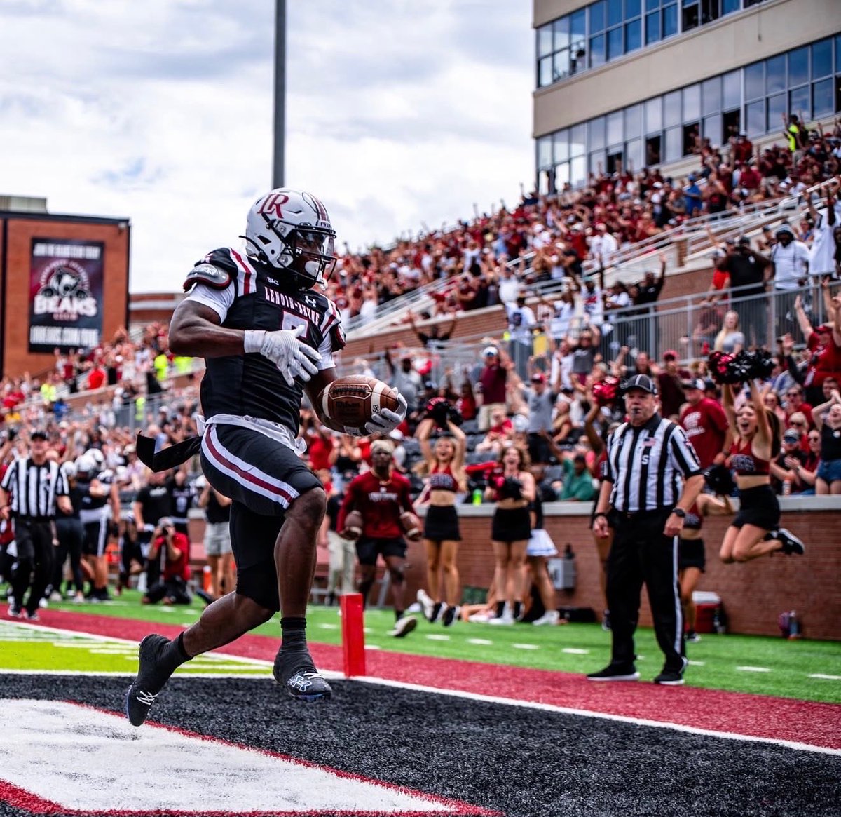 After a great call with <a href="/CoachJLord1/">Jalani Lord</a> , I’m excited to announce an offer from Lenoir-Rhyne University! <a href="/CoachKSwinney/">Coach Keyun Swinney</a>