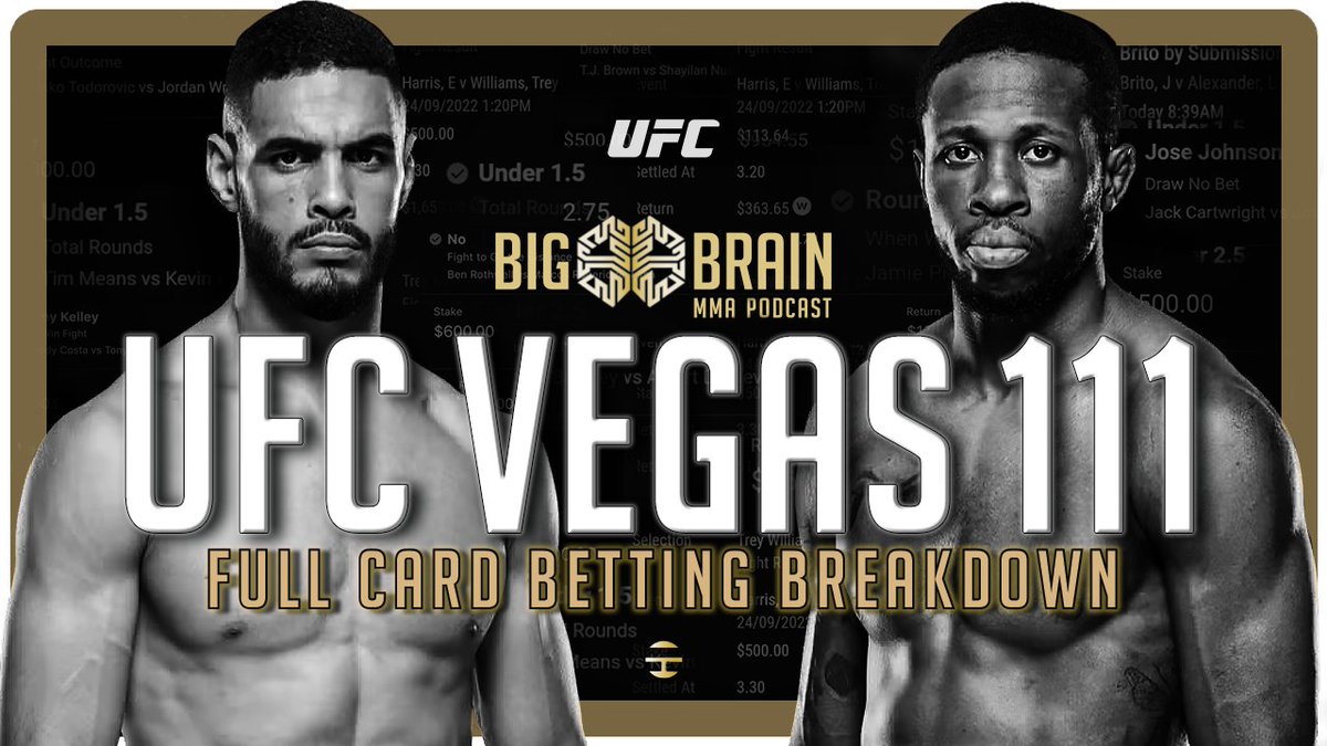 5+ bets locked in so far for #UFCVegas111.
Tune in LIVE in a few hours.

youtube.com/watch?v=Ej8M3a…