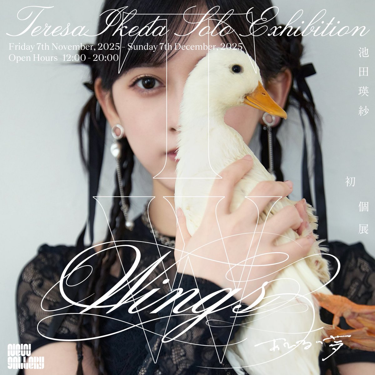 池田瑛紗 個展「Wings:あひるの夢」 本日より開催いたします🪽 📣ご
