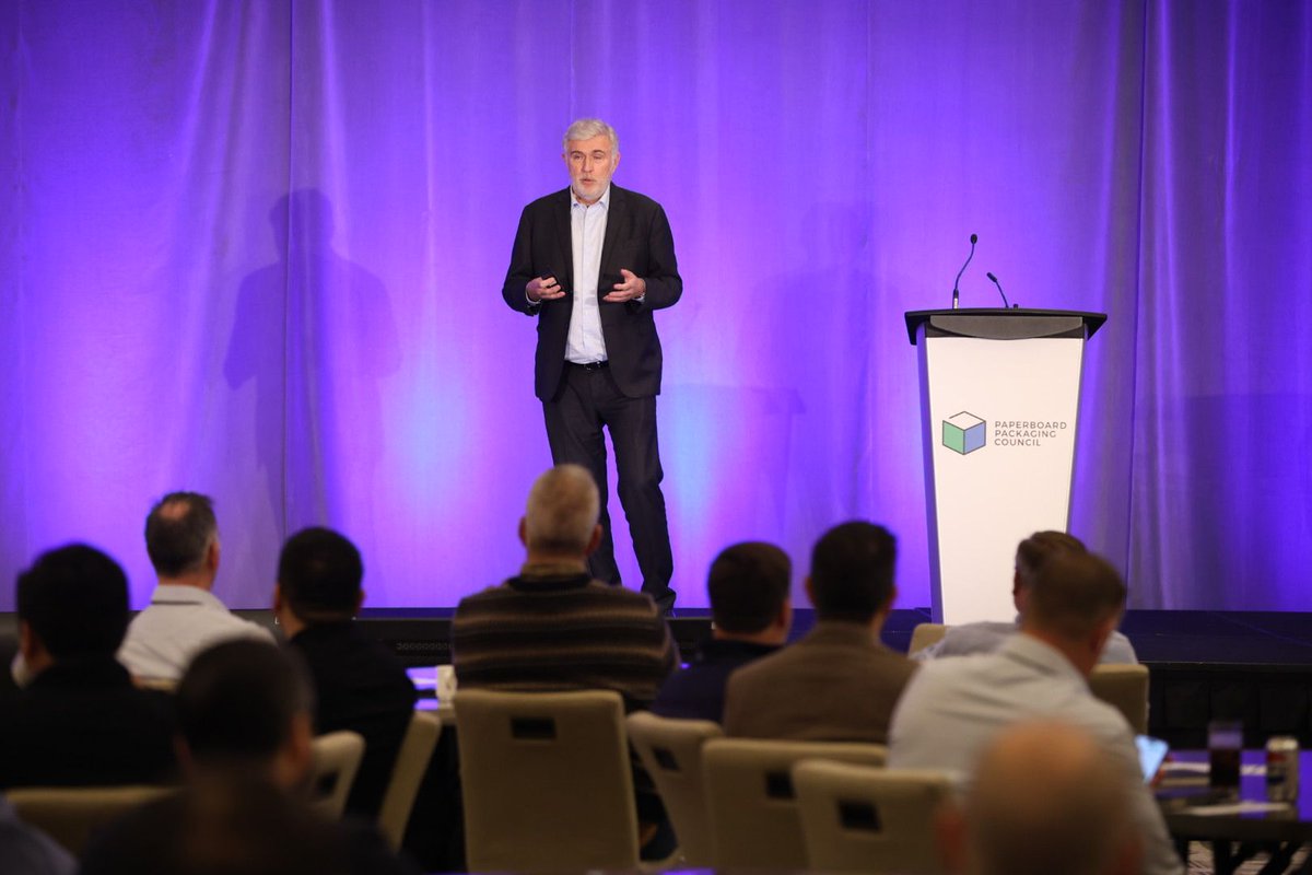 “Replacing plastic is a mindset; there is a desire from consumers to come forward with options.” Thank you to Laurent Sellier, CEO of Smurfit Westrock, for an inspiring keynote on progress, innovation, and sustainability in a transforming industry. #PPCFallMeeting #PPCVancouver