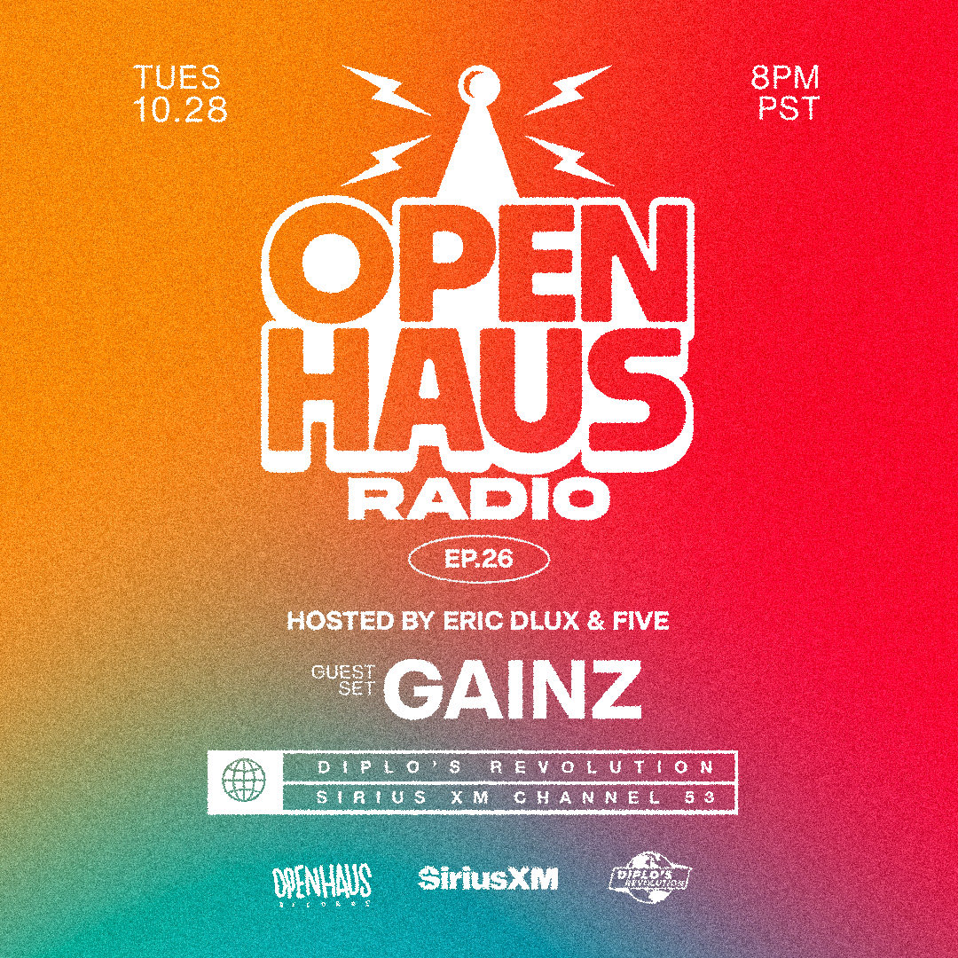 .#OPENHAUSRadio (Ep 26) with #GAINZ aired 10.28.25 — Now available on SoundCloud &amp; Apple [LISTEN]: headlinermusicclub.com/open-haus-radi…